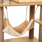 Arbre à Chat Bois Design – 130 cm