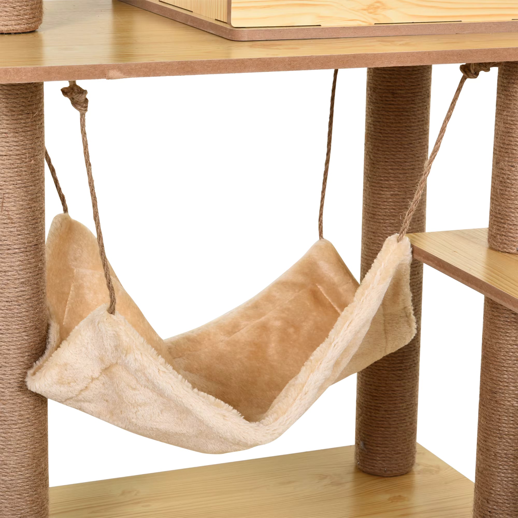 Arbre à Chat Bois Design – 130 cm