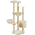 Arbre à Chat Bois Premium – 135 cm