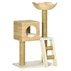 Arbre à Chat Bois Compact – 100 cm