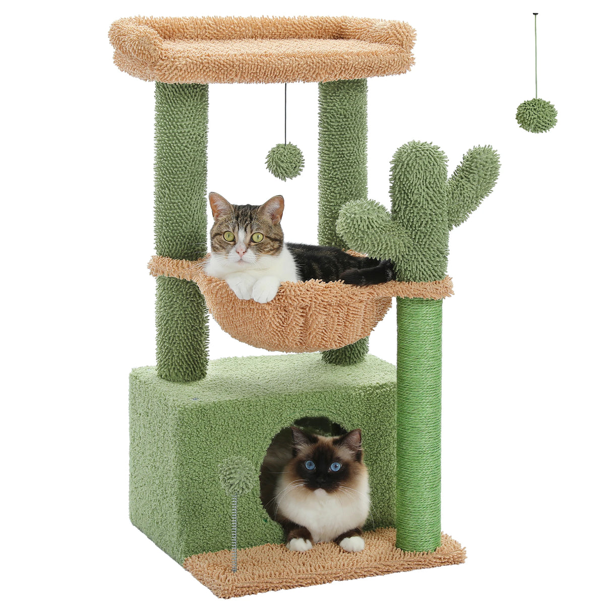 Arbre à Chat Compact – 84 cm – 3 niveaux
