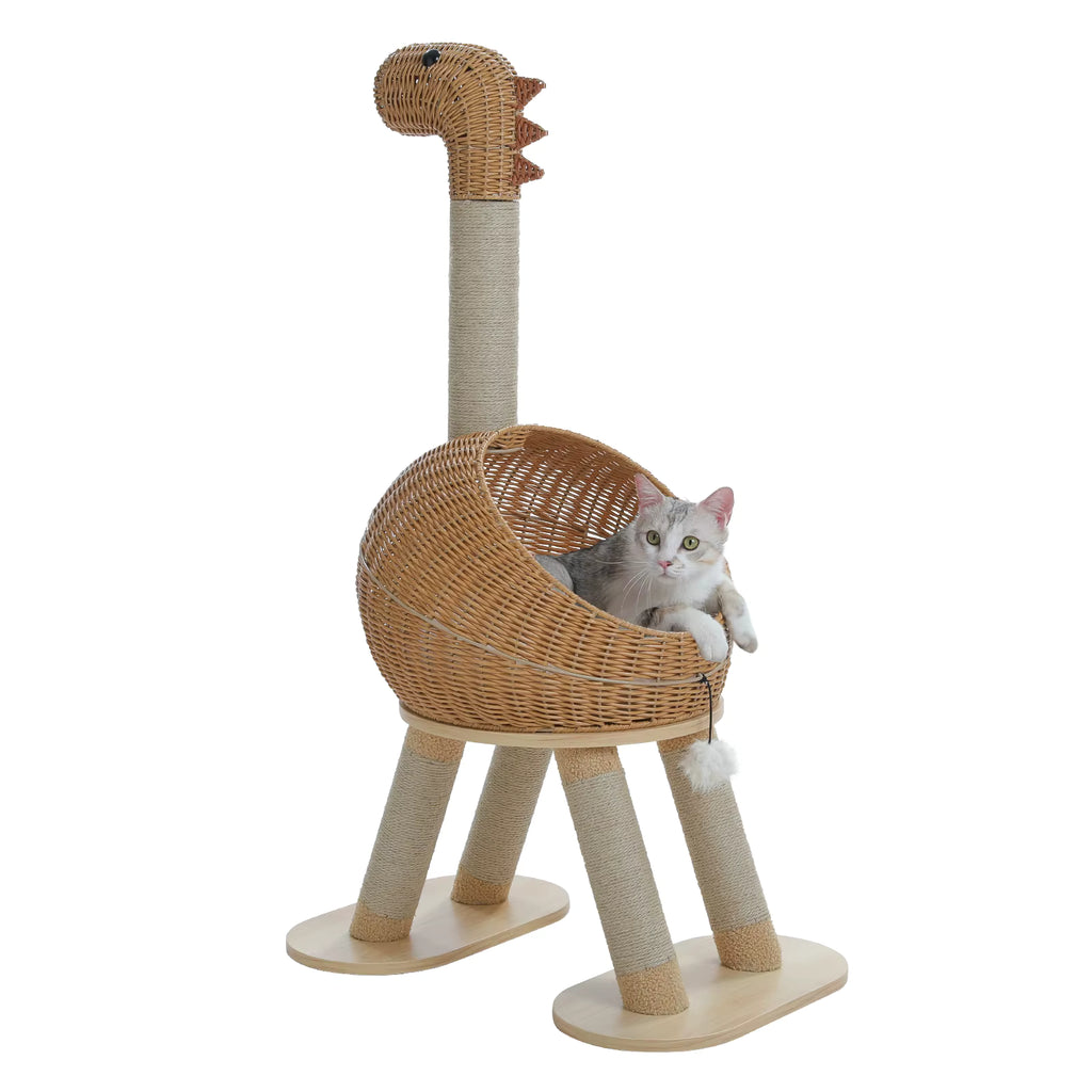 Arbre à Chat Premium Osier – 116 cm