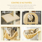 Arbre à Chat avec Hamac – 98 cm