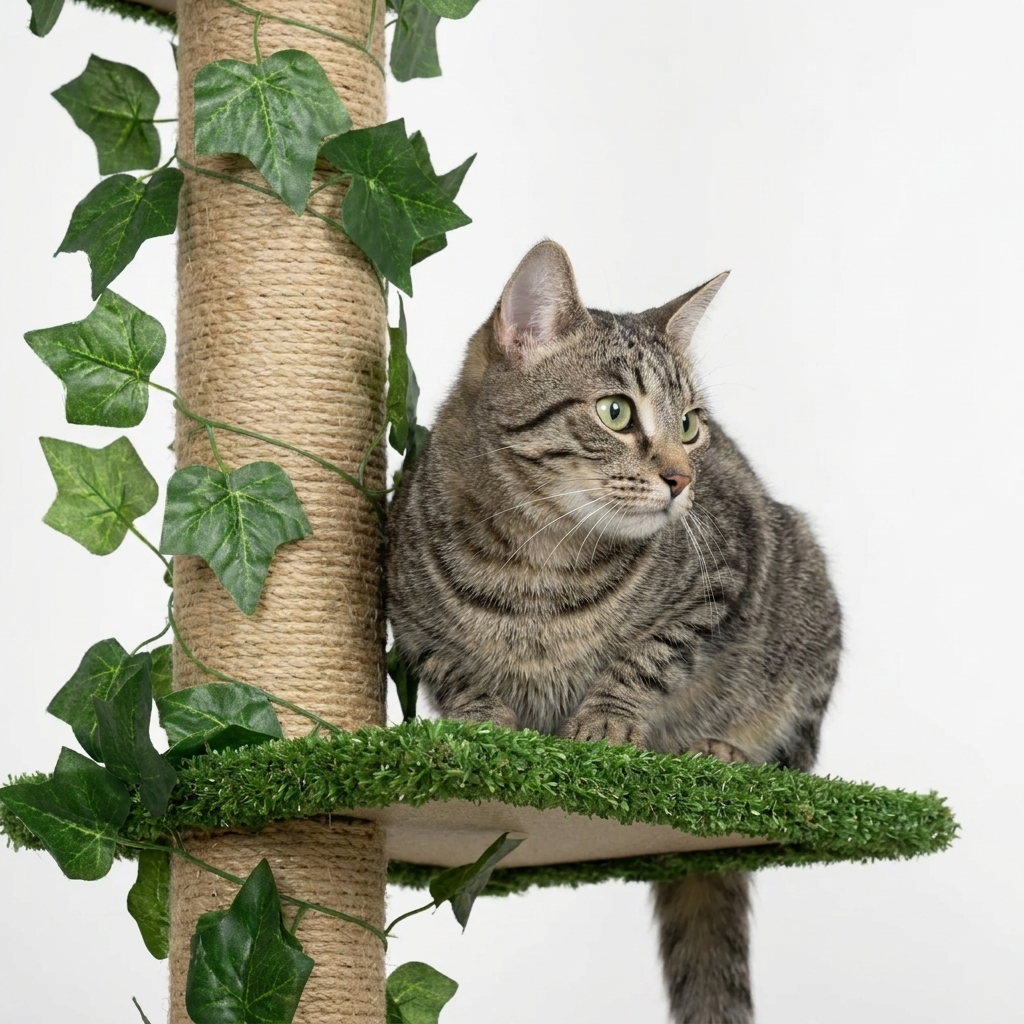 Arbre à Chat Sol-Plafond XXL – 242 cm