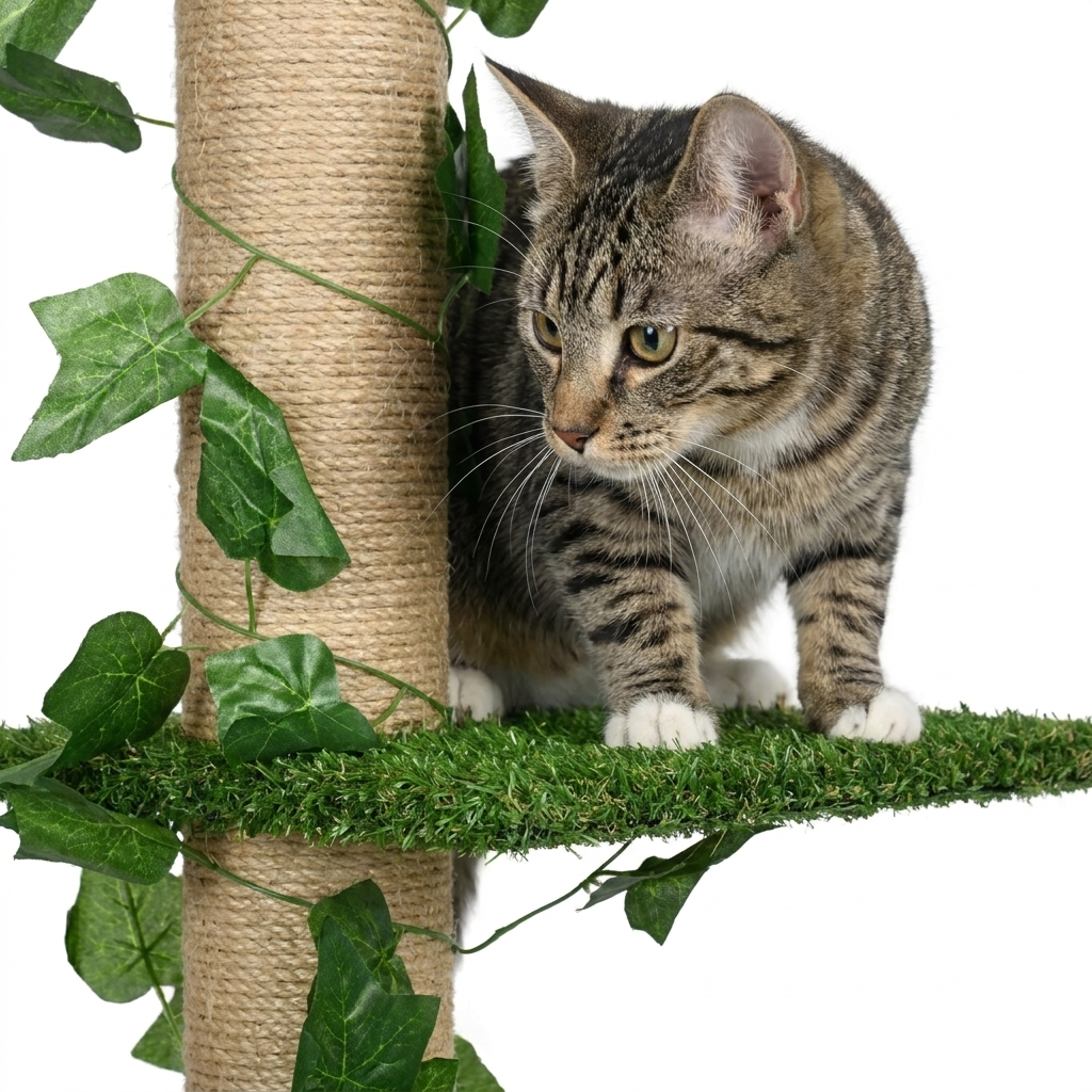 Arbre à Chat Sol-Plafond XXL – 242 cm