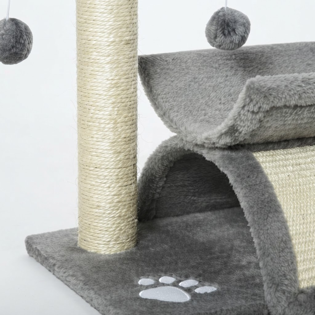 Petit Arbre à Chat Compact – 43 cm – 3 niveaux
