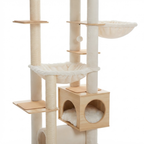 Arbre à Chat Sol-Plafond Bois – 256 cm
