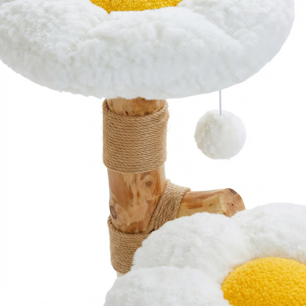 Arbre à Chat Bois Fleur – 92 cm