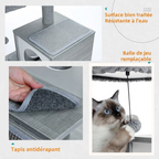 Arbre à Chat Bois Premium Moderne – 89 cm