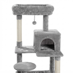 Arbre à Chat Bois XXL 143 cm - 4 niveaux