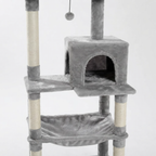 Arbre à Chat Bois XXL 143 cm - 4 niveaux