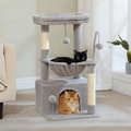 Arbre à Chat Compact – 84 cm – 3 niveaux